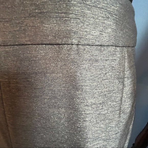 Kasper size 4.  Brown with gold hints of color pant suit * business suit - Picture 12 of 14